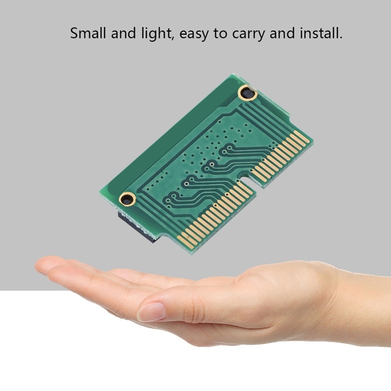 بطاقة محول M.2 NGFF SSD بحجم 22x80 مم PCIe x4 AHCI - بطاقة تحويل واجهة صغيرة وخفيفة الوزن لأجهزة MacBook Air Pro من 2013 إلى 2015 - Image 3