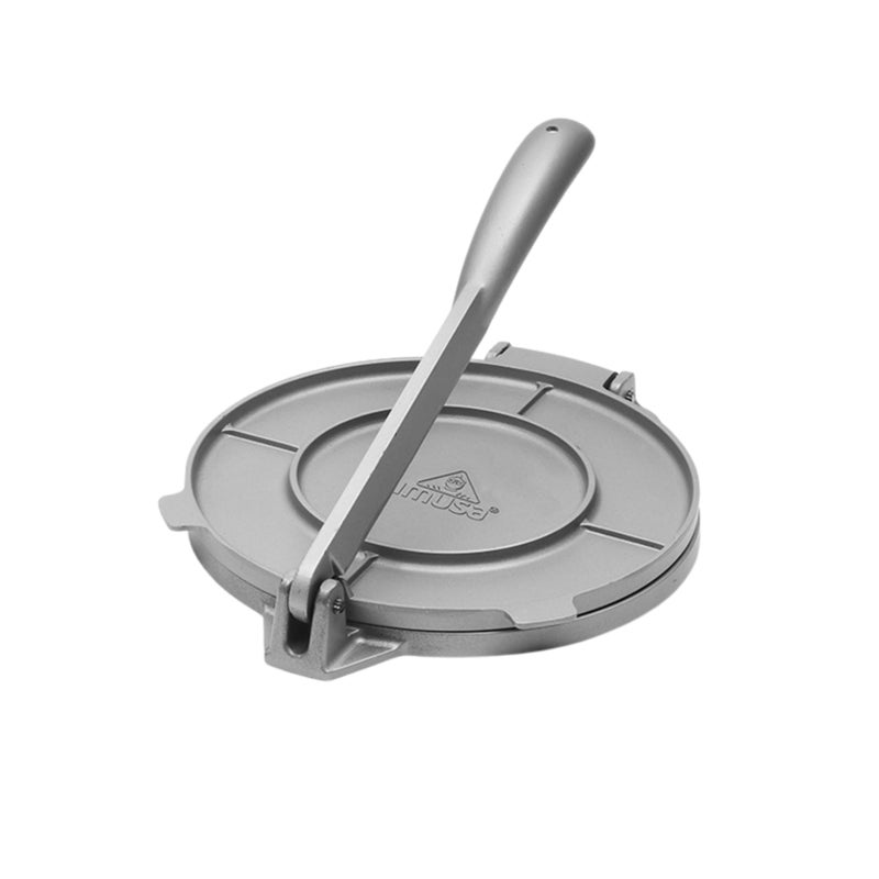 IMUSA USA MEXI-86005 6" Easy to Use Aluminum Tortilla Press, Silver,Gray - Image 1