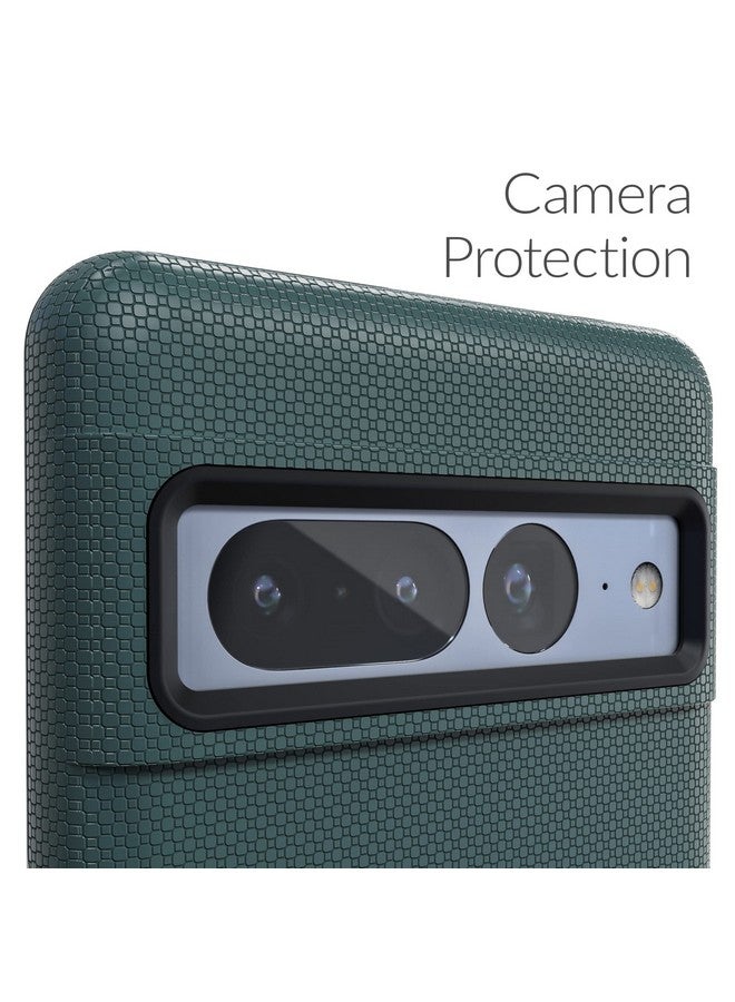 كريف جراب Crave Dual Guard لهاتف Google Pixel 7 Pro، جراب مزدوج الطبقات مقاوم للصدمات لهاتف Google Pixel 7 Pro - أخضر غابي - Image 2