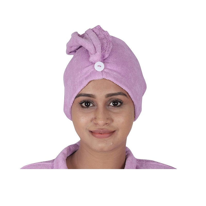 Cartvilla Cartvilla Hair Towel Wrap Absorbent Towel Hair-Drying Bathrobe Magic Hair Warp Towel Super Quick-Drying Microfiber Bath Towel Hair Dry Cap Saloon Towel (pc 2) - Image 4