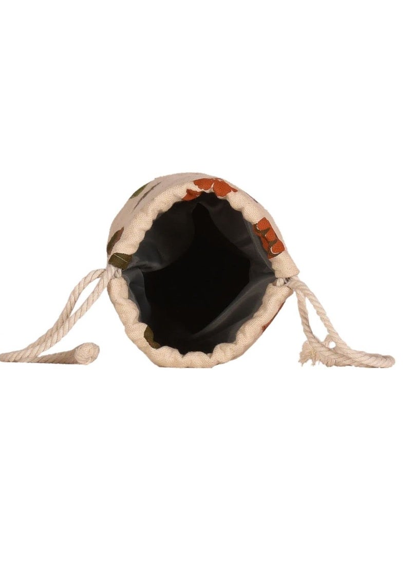 earthsave Earthsave Cotton Premium Water Bottle Pouch-|Canvas Material with Waterproof Lining| For 1 Ltr Bottle  - Image 4