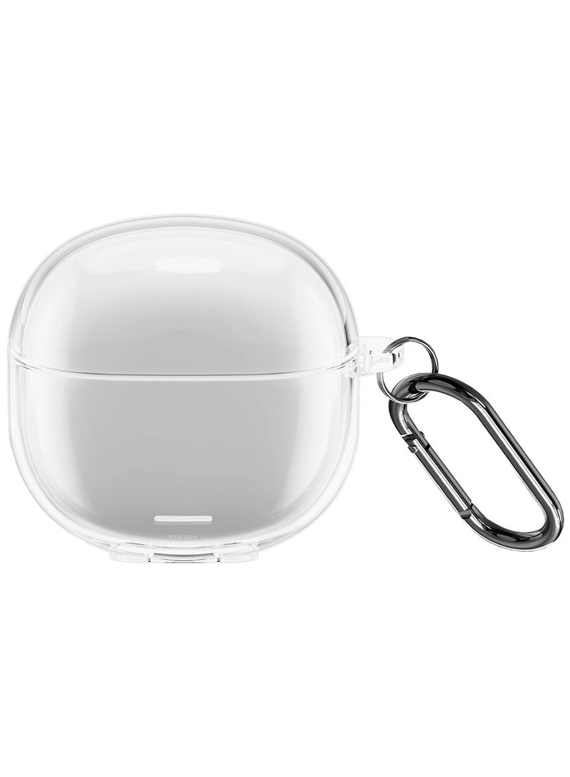 CATANES TPU Protective Cover for Redmi Buds 6 Lite Case - with Lightweight Slim Design and Metal Keychain - Clear - Image 1