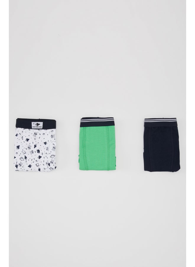 DeFacto Boy Regular Fit Underwear Knitted Boxer - 3 Pack  - Image 1