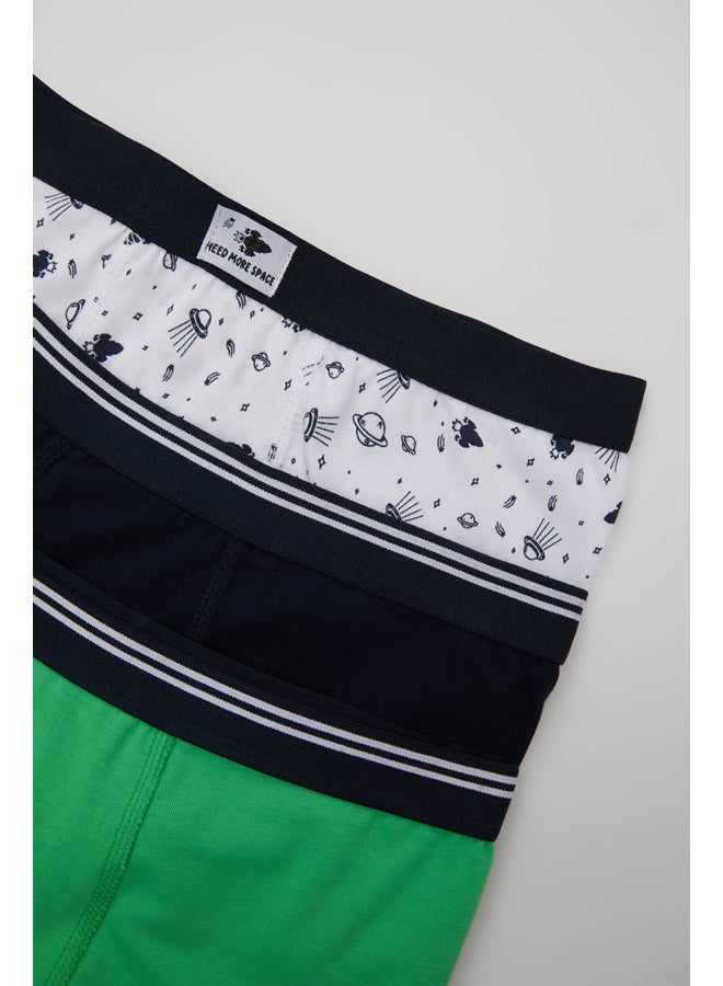 DeFacto Boy Regular Fit Underwear Knitted Boxer - 3 Pack  - Image 3