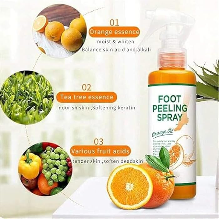 Soft Feet - Instant Foot Exfoliator Spray Eliminates Dead Skin and Blackness in Elbow and Knee with Natural Ingredients for Super Smooth & Moisturizing Generic - Image 5