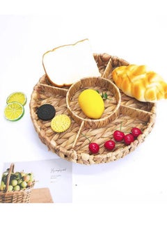 Water Whistle Design Wicker Storage Tray Bread Fruit Food Breakfast Picnic Tray for Kitchen 36cm H - pzsku/Z122661BEBBFC8BAB3943Z/45/_/1726483756/49c19da2-b43b-4127-9671-56e78c1215d4