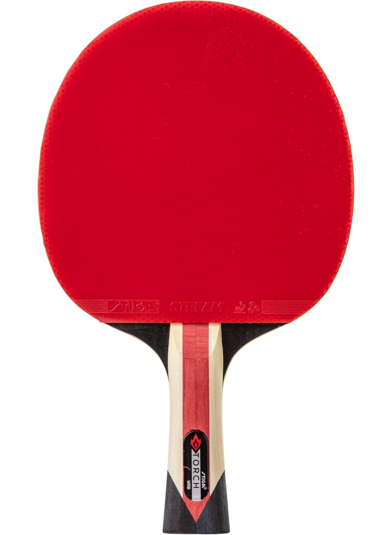 STIGA Torch Table Tennis Racket, Red - Image 1