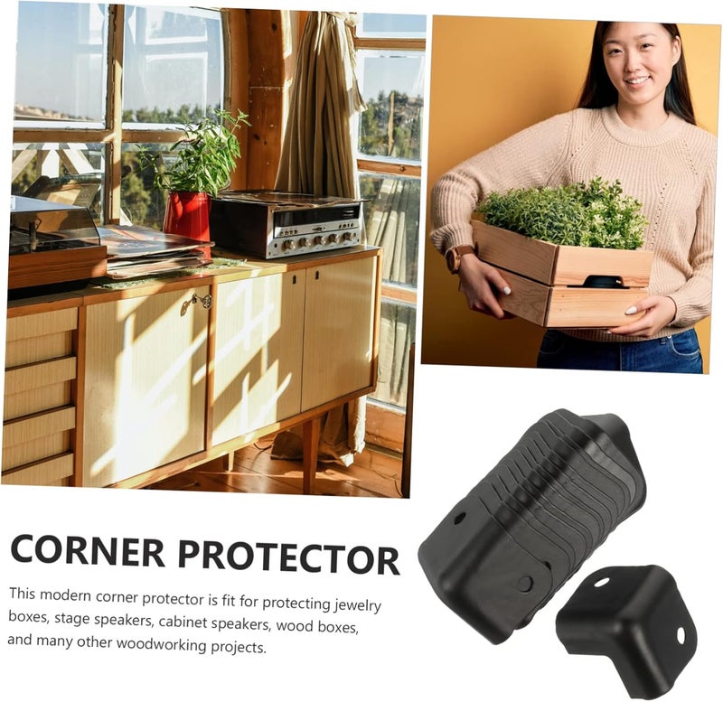 16Pcs Box Corner Protector Decorative Edge Cover for Cabinet and Speaker Boxes Durable Collision Hardware Stylish Safety Guard for Furniture and Cases - Image 3