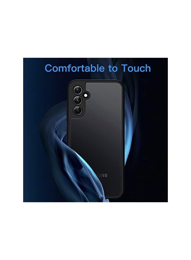 Jetech Matte Case for Samsung Galaxy A34 6.6-Inch, Frosted Translucent Back Protective Slim Phone Cover, Anti-Fingerprints (Black) - Image 3