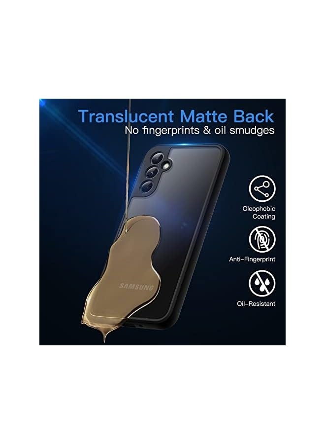 Jetech Matte Case for Samsung Galaxy A34 6.6-Inch, Frosted Translucent Back Protective Slim Phone Cover, Anti-Fingerprints (Black) - Image 5