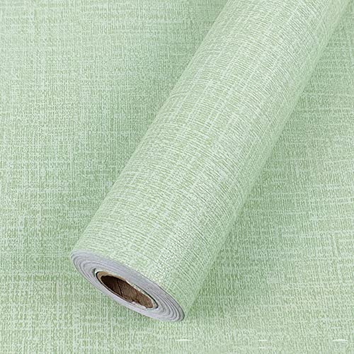 wolpin Wall Stickers Wallpaper Green Wood Grain (45 x 1000 CM) | Look Modern Living Room Embossed Self Adhesive | DIY Home Décor Wallpaper Roll - Green - Image 5