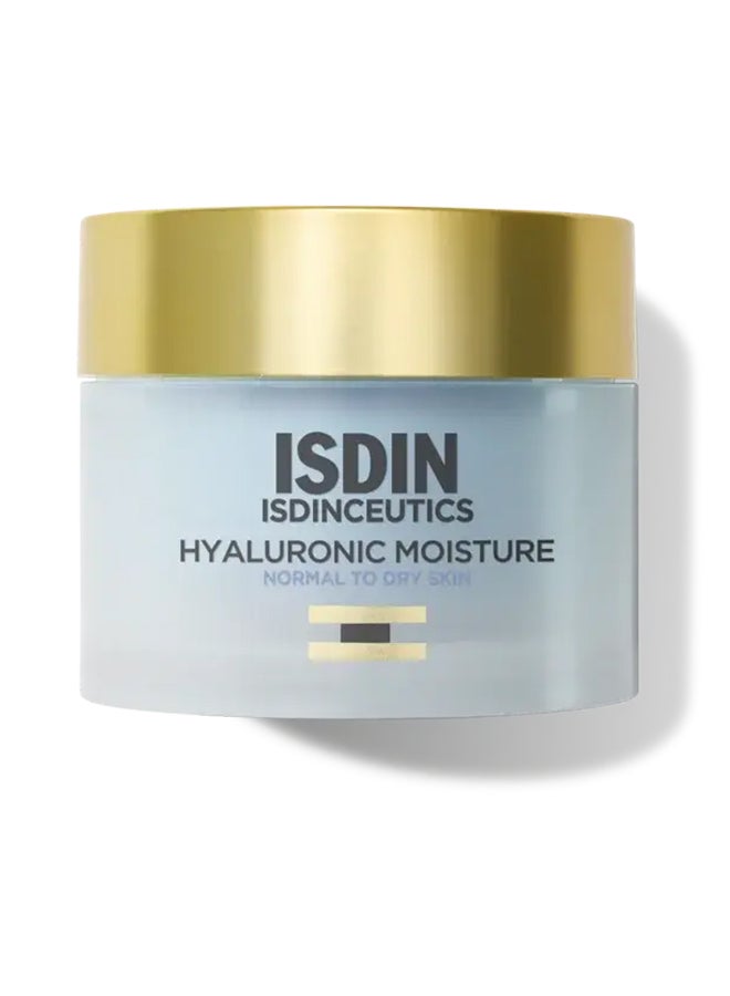 Isdinceutics Hyaluronic Moisture Normal To Dry Skin [50G] – Rich Hydrating Cream With Antioxidants To Protect Against Environmental Stress - Image 1