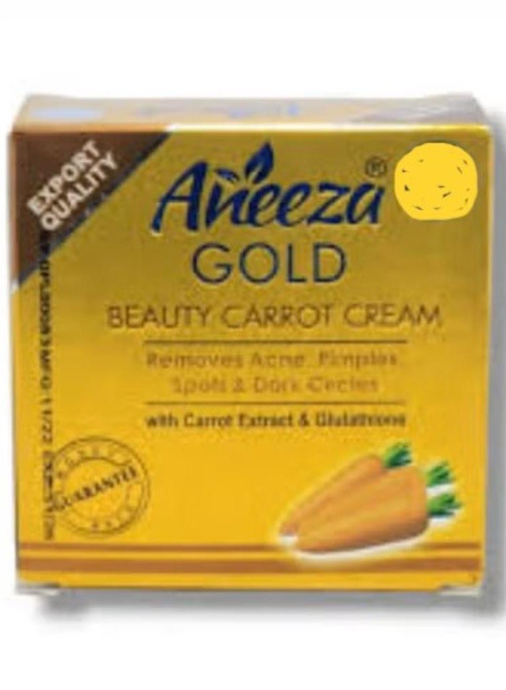 أنيزا كريم الجمال الذهبي يزيل حب الشباب والبثور والبقع الداكنة بخلاصة الجزر والجلوتاثيون