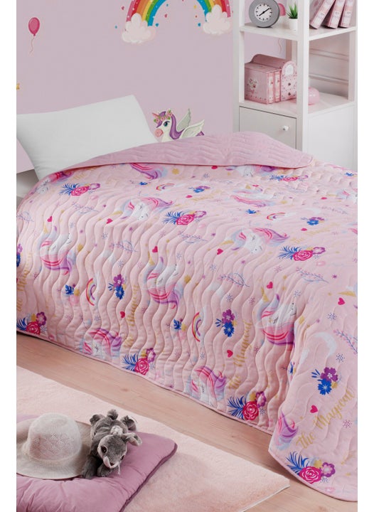 Multi-Purpose Blanket Single Magical Pink