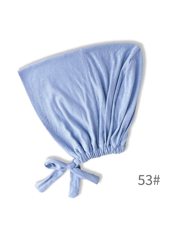 High-Quality Pure Mercerized Cotton Adjustable Muslim Headscarf Cap