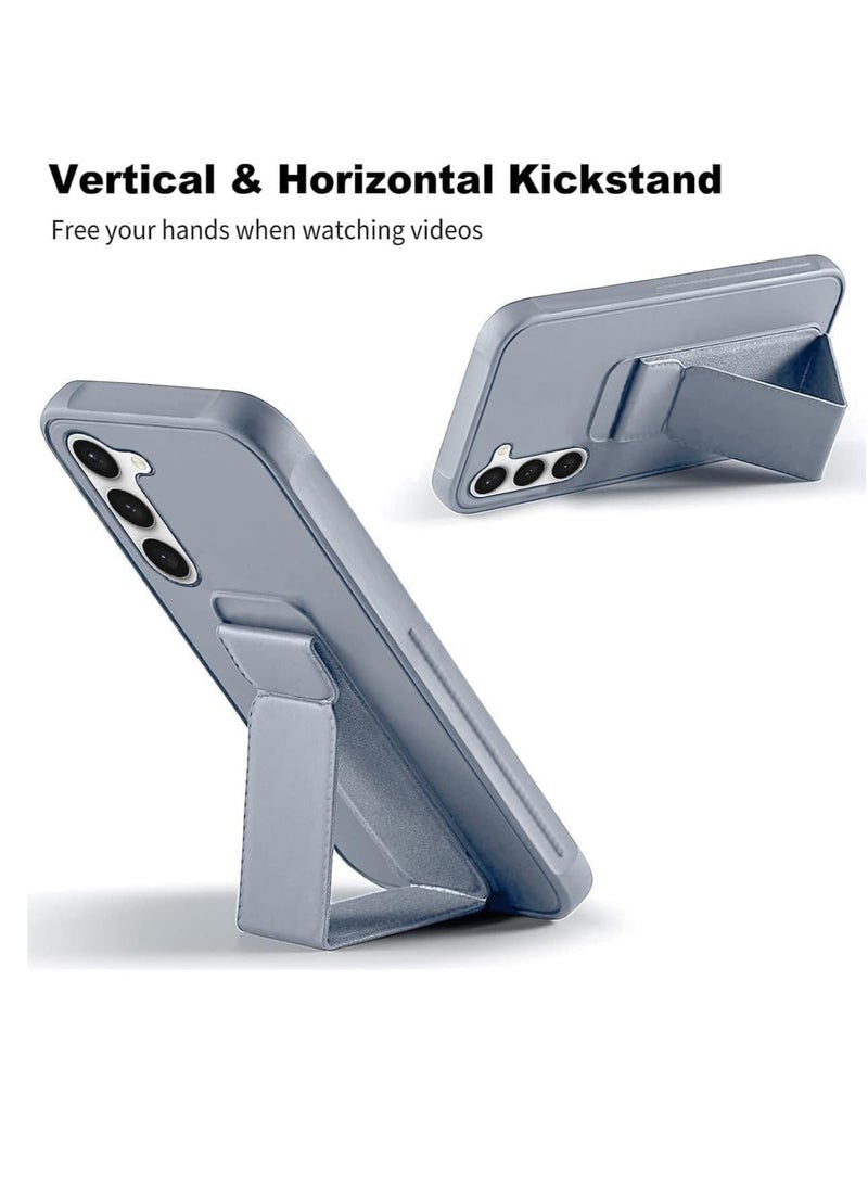 BORTONY Samsung Galaxy A35 5G Back Stand Case Cover Scratch Resistance Matte Finish Case Soft Silicone Horizontal & Vertical Kickstand Cover Wrist Strap Full protection Case for Samsung Galaxy A35 5G - Image 2