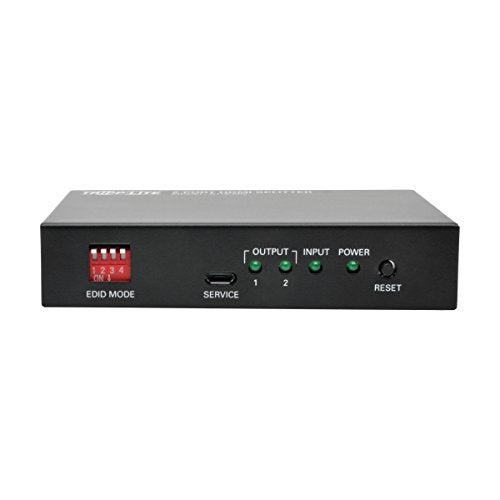 Tripp Lite 2-Port HDMI Splitter, 1 In 2 Out, Video & Audio, 1080p @ 60Hz (B118-002),BLACK - Image 3