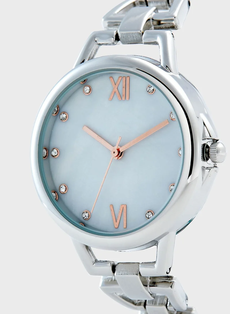 ELLA Graduated Open Links Watch with MOP Dial