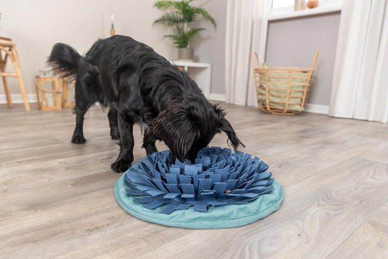 TRIXIE Snuffle  Seek Bowl Adjustable Snuffle Mat for Dogs Interactive Slow Feeder Level 1 Enrichment Puzzle for Dogs  Cats - Image 3