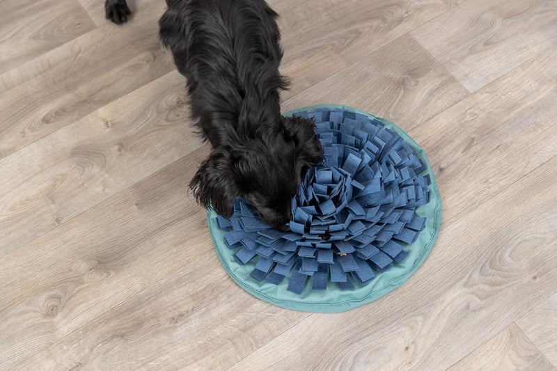 TRIXIE Snuffle  Seek Bowl Adjustable Snuffle Mat for Dogs Interactive Slow Feeder Level 1 Enrichment Puzzle for Dogs  Cats - Image 2