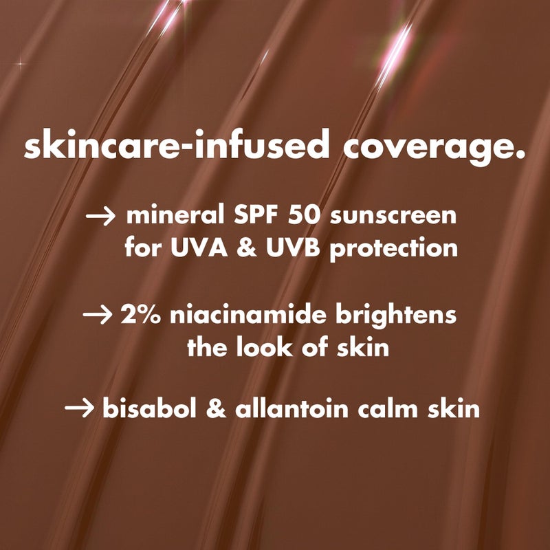 elf e.l.f. Halo Glow Skin Tint SPF 50, Tinted Moisturizer For Light, Buildable Coverage, Creates A Natural Glow, Vegan & Cruelty-Free, 3 Fair Cool - Image 5