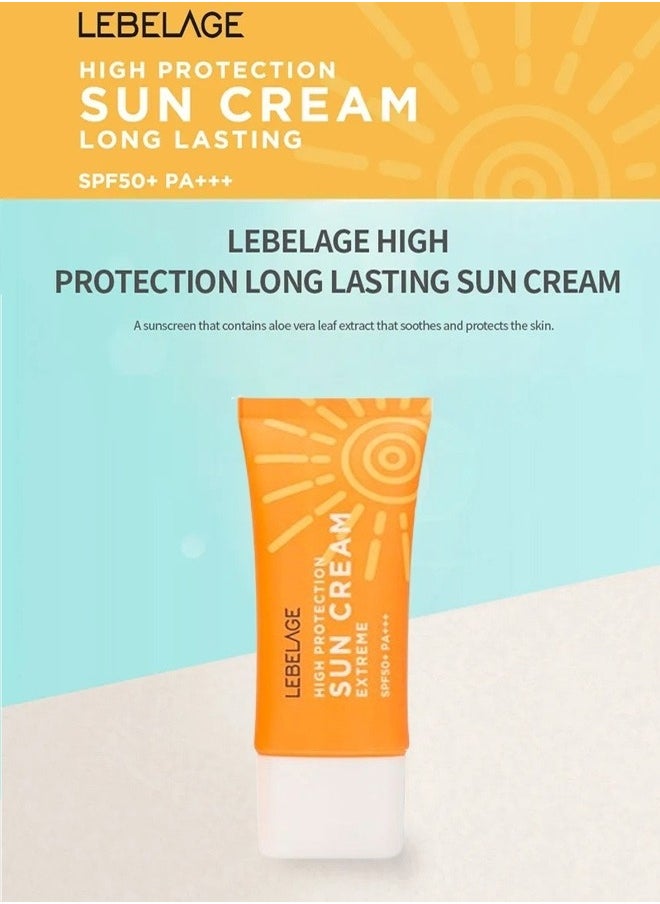 Lebelage HIGH PROTECTION LONG LASTING SUN CREAM 50SPF+ (30ml) | KOREAN MADE SKIN PROTECTION  - Image 1