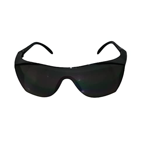 Vast SAFETY GOGGLES SAFETY GLASSES FOR BIKING, RIDING, FOR MEN, WOMEN, BOYS, GIRLS Welding, Laboratory, Blowtorch, Wood-working, Power Tool Safety Goggle (SAFETY GOGGLES NO.2) (BLACK- PACK OF 1) - Image 1