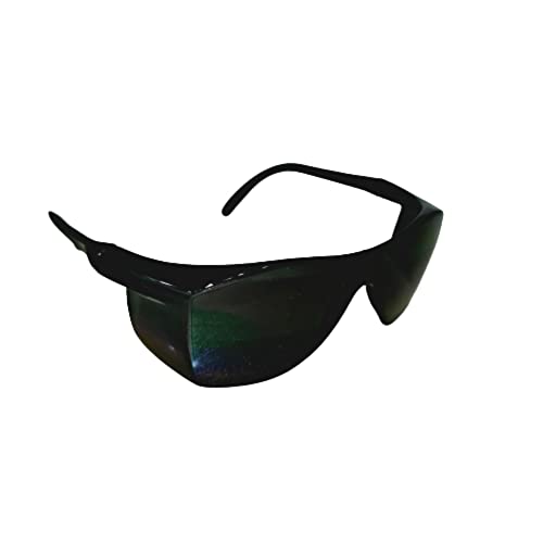 Vast SAFETY GOGGLES SAFETY GLASSES FOR BIKING, RIDING, FOR MEN, WOMEN, BOYS, GIRLS Welding, Laboratory, Blowtorch, Wood-working, Power Tool Safety Goggle (SAFETY GOGGLES NO.2) (BLACK- PACK OF 1) - Image 3