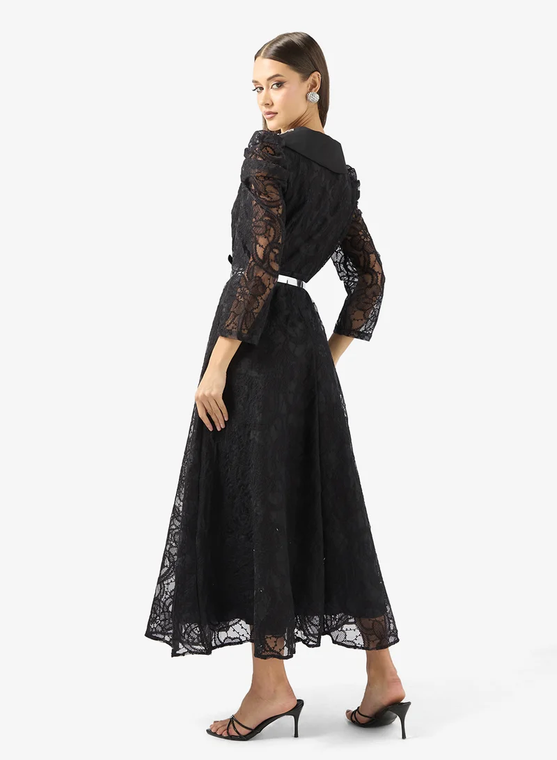 Khizana Lace A-line Dress