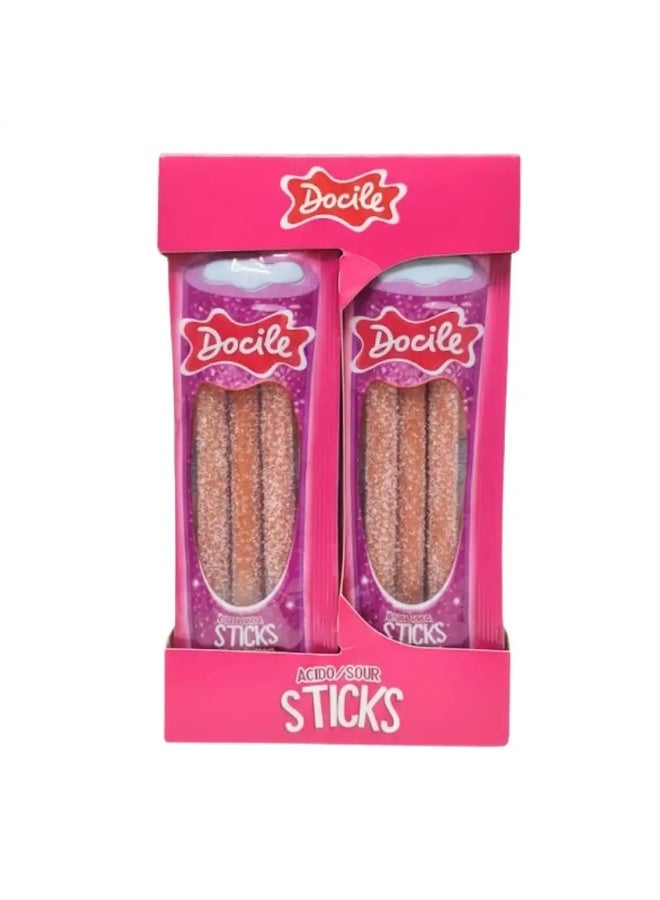 Docile Pencils Sour Fruitilla Tutti Fruity Flavor Sticks- 12X15gms