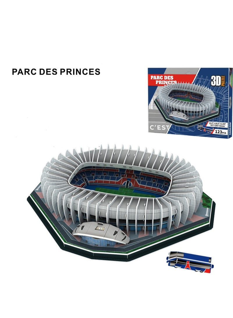 Park Stadium, Classic 3d Football Field Club Stadium Jigsaw Puzzle Toys, Architectural Jigsaw Models, Commemorative Gifts, Handmade Ornaments, - Image 1