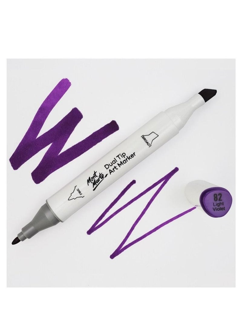 Mont Marte Dual Tip  Premium Art Marker Light Violet - Image 2