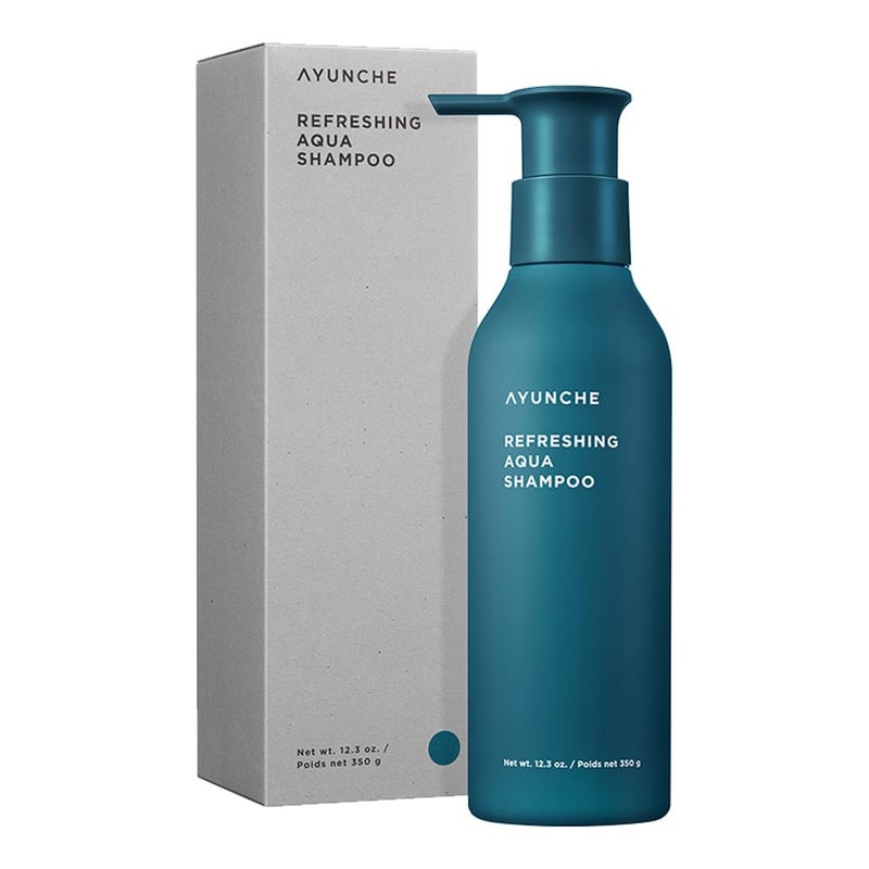 AYUNCHE Refreshing Shampoo for Oily Scalp 118oz Purifying Cool Down Powerful Cooling Deep Cleansing AntiDandruff Shampoo Korean Salon Brand