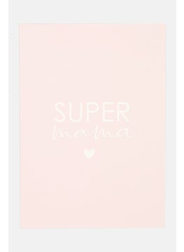 Tchibo Super Mom Postcard 11 H x 15 L x 0,1 W cm, Pink  - Image 1