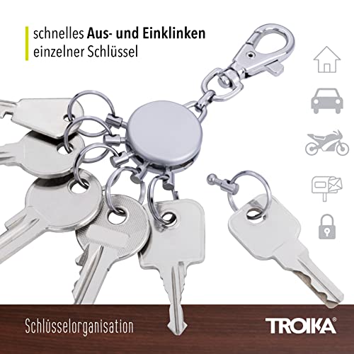 Troika Basic MT - the ingenious key organizer | makes even the biggest bunch of keys easy to handle | smart Key change in seconds | invented in Germany - gift box - Image 3