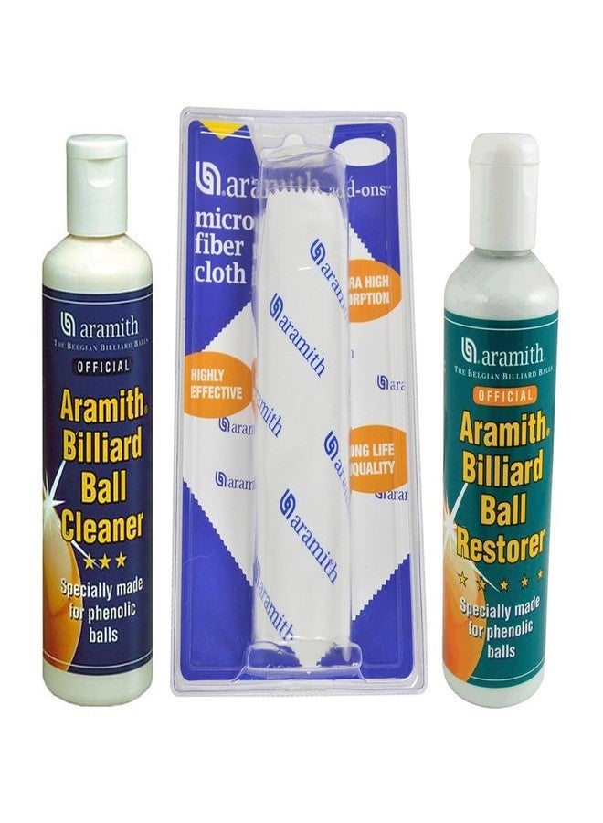 Aramith Pool Ball Cleaner and Towel Kit - Image 1