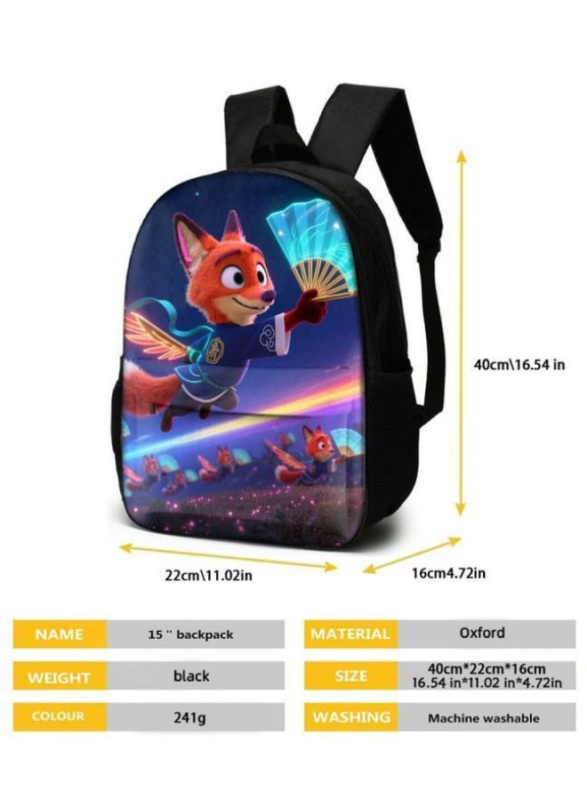 Bright Li Fire Backpacks + handbags + stationery bags | Back-to-school season/festival gifts | Cartoon bag three-piece set, easy to deal with various occasions (available for students, children, friends outings, mountain climbing, school, etc.) - 79 - Image 5