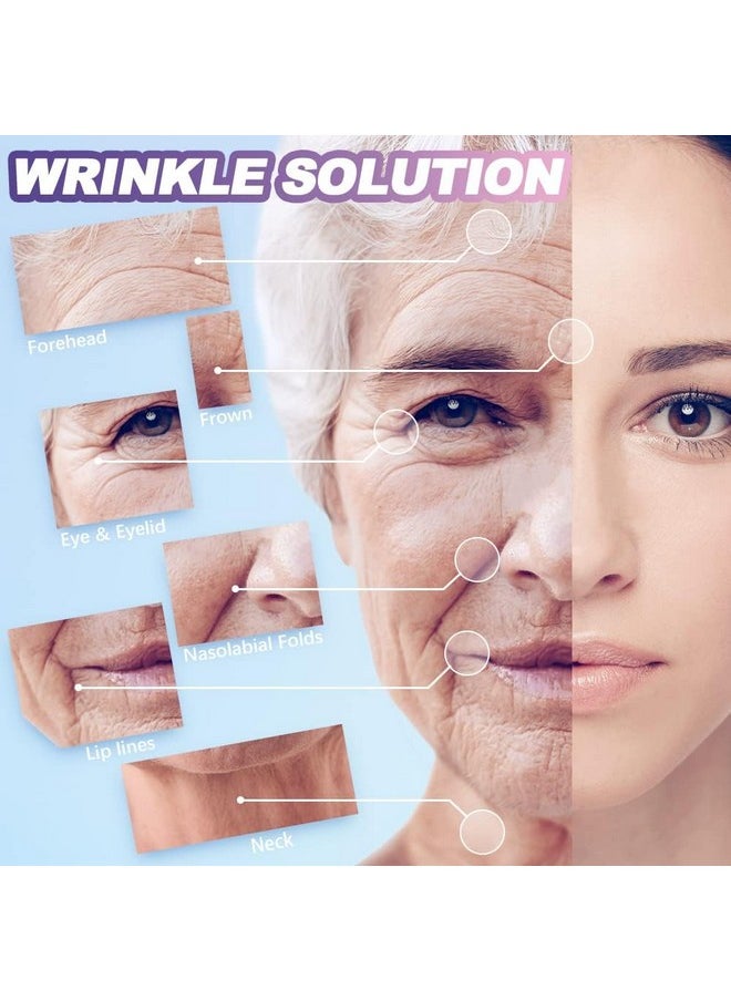 Sfuchin Sfuchin Wrinkle Patches, 160 PCS Face Tape, Pre Cut Kinesiology Full Face Tape for Wrinkles, V Line, Forehead, 11's, Frown, Eye, Lip - Neck Wrinkle Pads, Overnight Used High Elastic Facial Tape  - Image 4