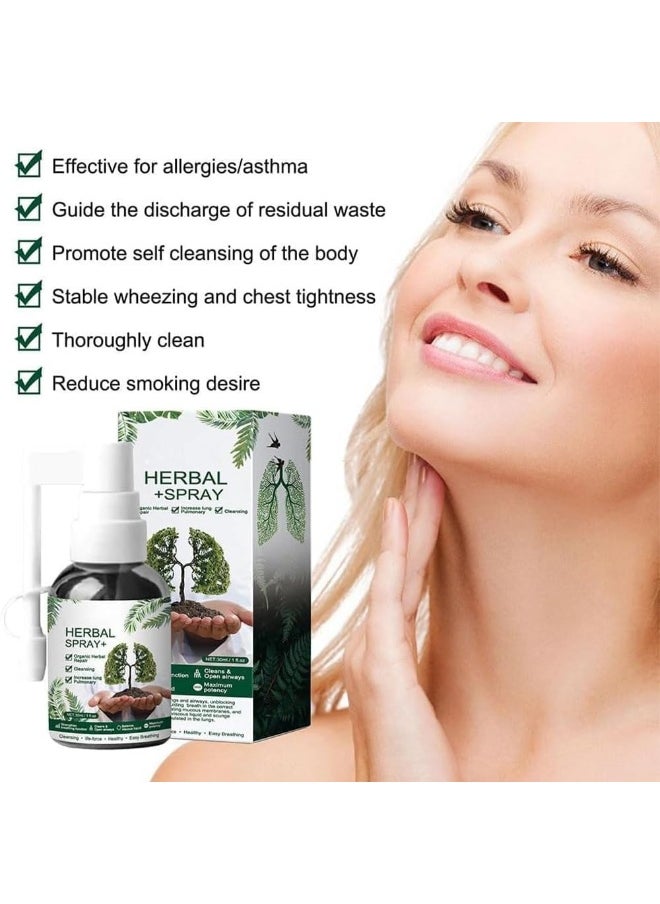 Generic Googeer Herbal Lung Cleanse Mist - Respinature Herbal Lung Cleanse Mist, Powerful Lung Support, Respinature Herbal Spray, Herbal Mist for Lung Discomfort  - Image 4