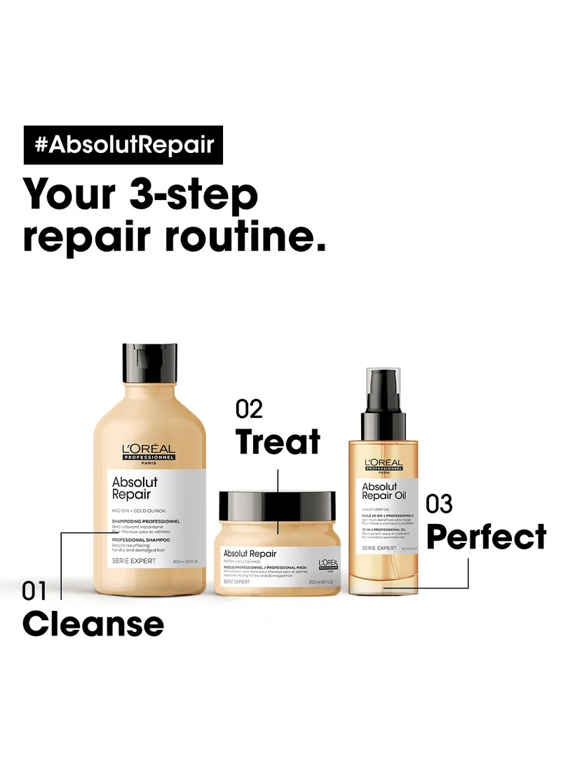 L'Oréal Professionnel L’Oréal Professionnel│Absolut Repair Copack | Mask 250ml & Shampoo 100ml