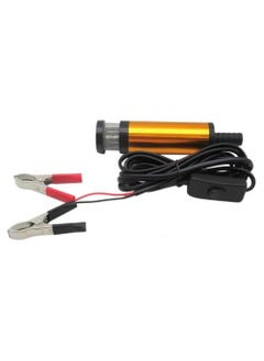 BOSS LIFE STYLE Engine Fuel Pump,DC 12V Fuel Transfer Pump Electric Portable Mini Aluminum Alloy Shell for Pumping Diesel Oil Water  - Image 1