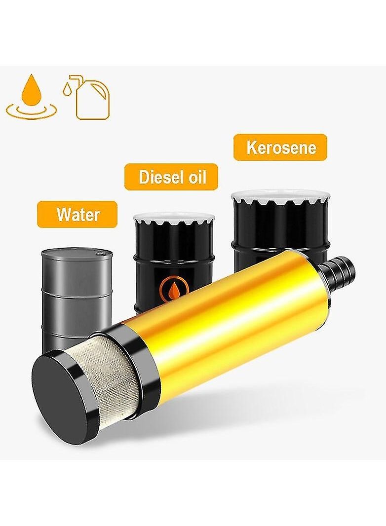 بوس_لايف_ستايل مضخة وقود المحرك، مضخة نقل الوقود تيار مستمر 12 فولت، كهربائية محمولة صغيرة من سبائك الألومنيوم لضخ مياه زيت الديزل - Image 3