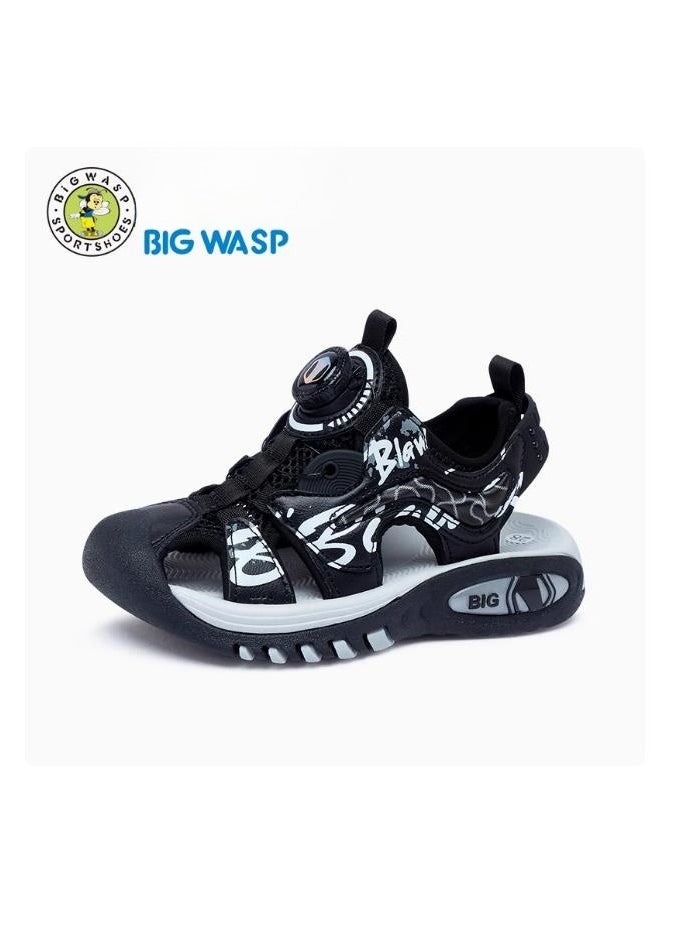 BIGWASP - New Children's Sandals, Fashionable And Comfortable, Personalized Beach Shoes For Students - Image 1