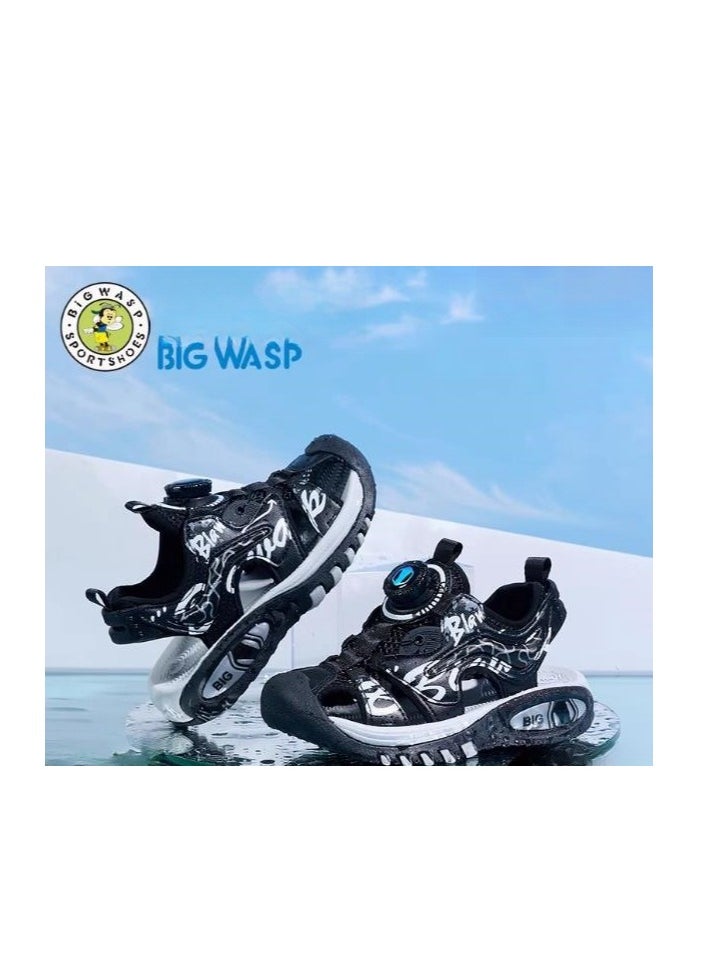 BIGWASP - New Children's Sandals, Fashionable And Comfortable, Personalized Beach Shoes For Students - Image 1