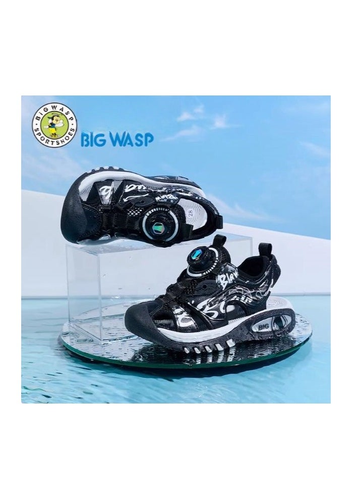 BIGWASP - New Children's Sandals, Fashionable And Comfortable, Personalized Beach Shoes For Students - Image 1