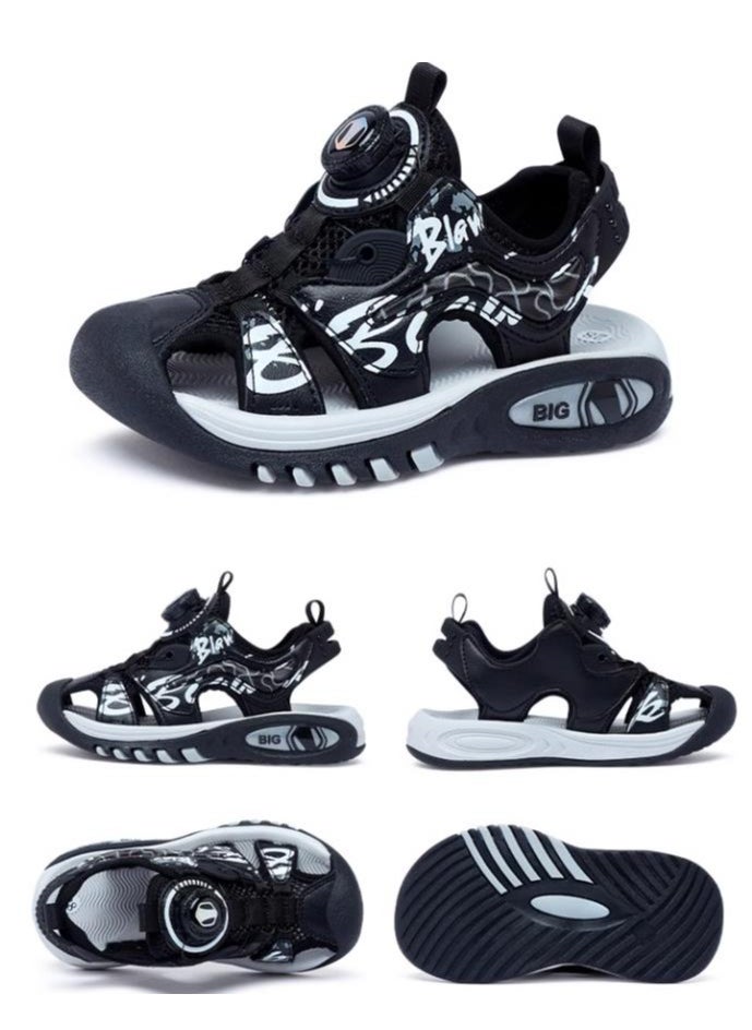 BIGWASP - New Children's Sandals, Fashionable And Comfortable, Personalized Beach Shoes For Students - Image 1