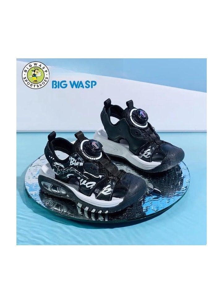 BIGWASP - New Children's Sandals, Fashionable And Comfortable, Personalized Beach Shoes For Students - Image 1
