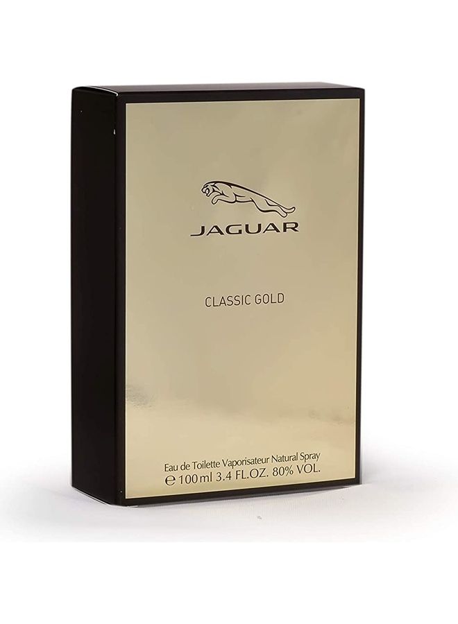 جاكوار عطر بخاخ كلاسيك جولد أو دي تواليت 100ملليلتر - Image 1