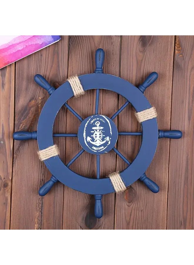 ديكور حائط على شكل عجلة قيادة سفينة سي بيرد نوتيكال، بتصميم يحاكي طابع البحر الأبيض المتوسط والمحيط للمنازل - Image 2