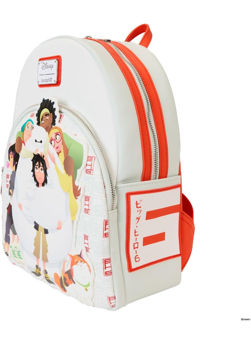 Loungefly Loungefly Disney Big Hero 6 10th Anniversary Baymax Gang Mini Backpack  - Image 2